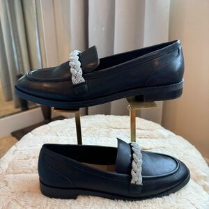 NWT Gianni Bini Rhinestone Palmer Loafers Women Size 9 Work Professional Shoe